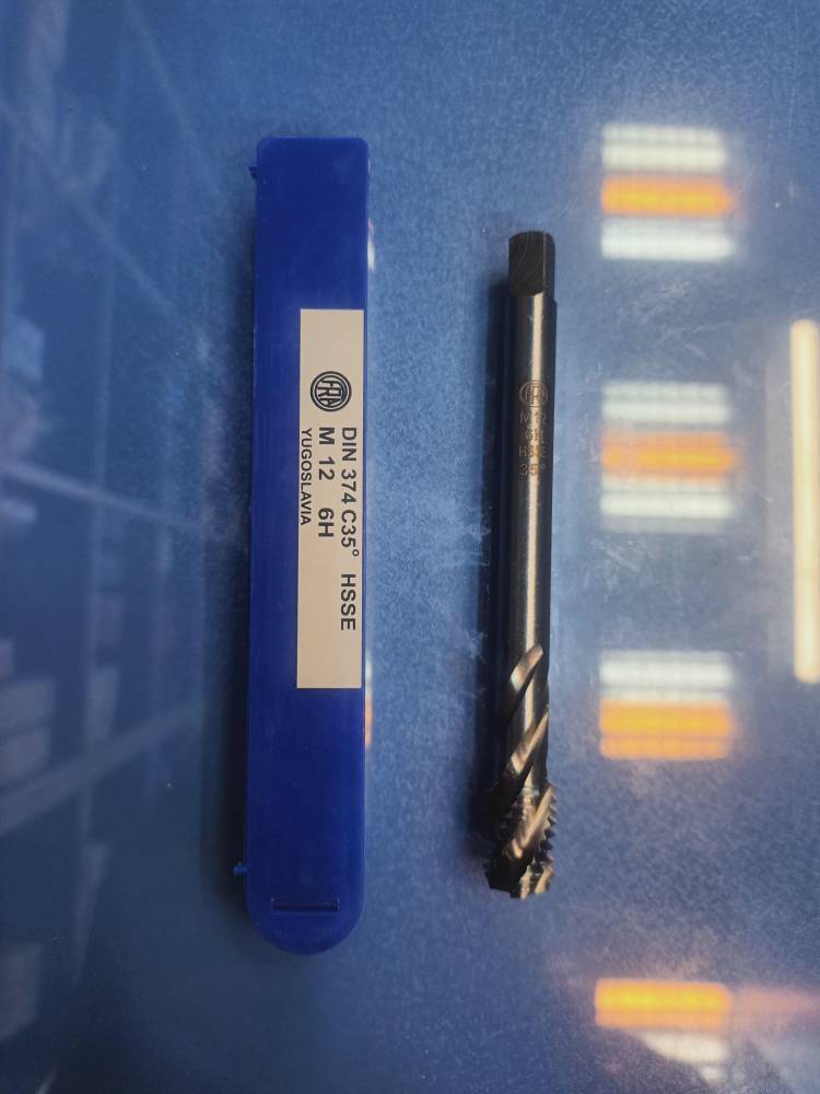 قلاویز ماشینی مارپیچ HSSE سایز 12 فرا اصلی